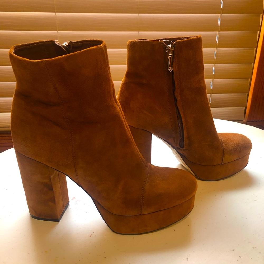 Sam Edelman suede platforms